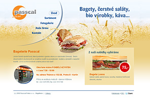 Screenshot of presentation Bageterie Passcal