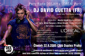 DJ David Guetta flyer