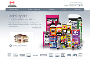 Screenshot of presentation Henkel lepidla