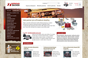 Screenshot of presentation Offroad Obchod