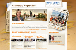 Screenshot of presentation Prague Guide