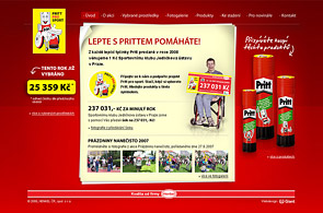 Screenshot of presentation Pritt pro sport